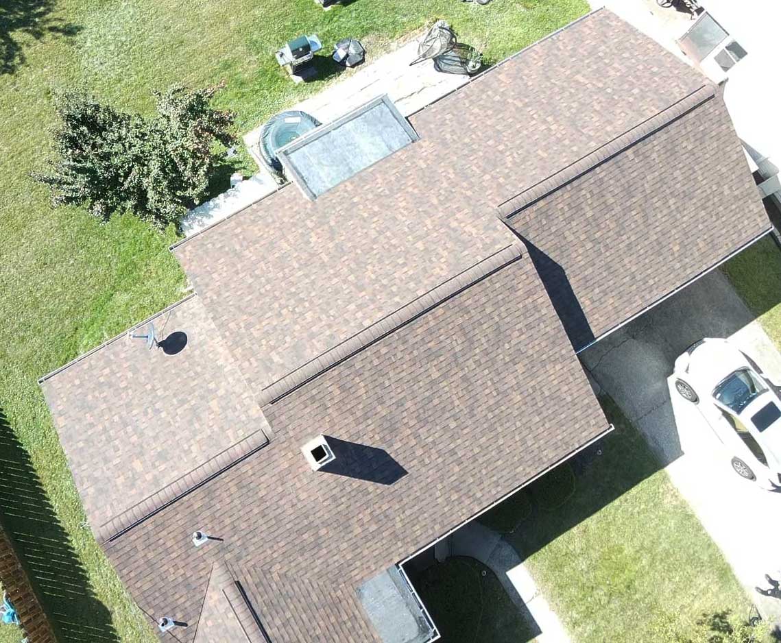 Home with new gutters