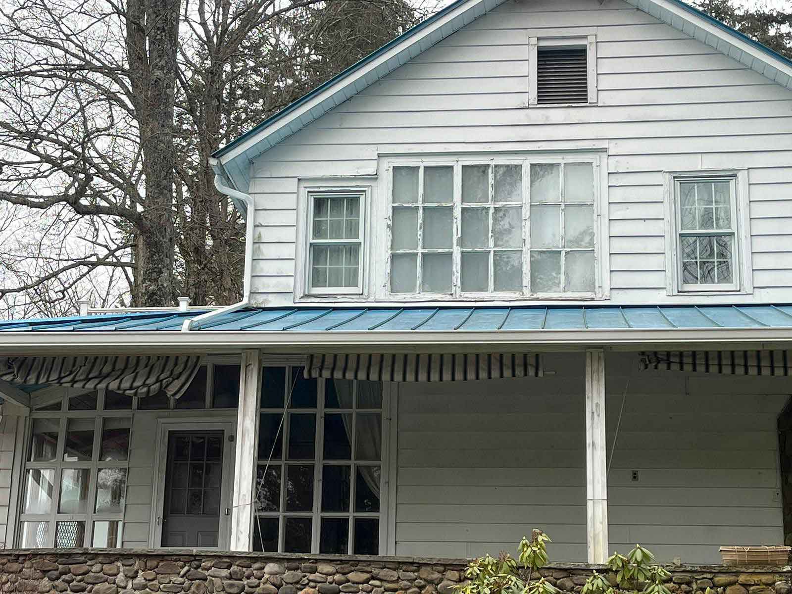 Home with new gutters