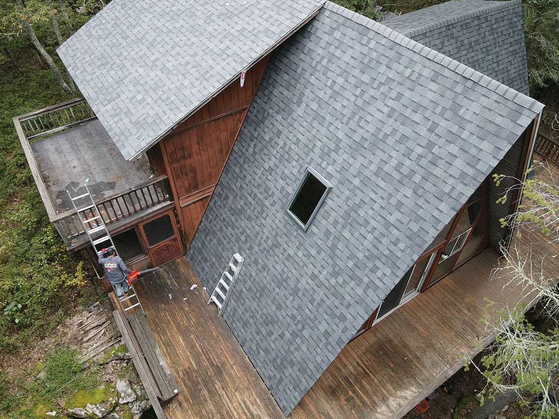 Roofing installation for Greentown, PA home by MNM Roofing Professionals